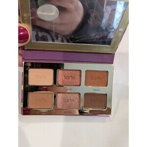 TARTE Tartelette Flirt Mini Eye Shadow Palette Neutrals Shimmer Matte NEW